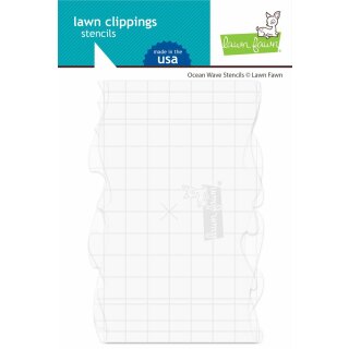 Lawn Fawn, Lawn Clippings, ocean wave stencils