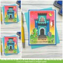 Lawn Fawn, clear stamp, little dragon