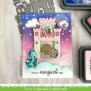 Lawn Fawn, clear stamp, little dragon