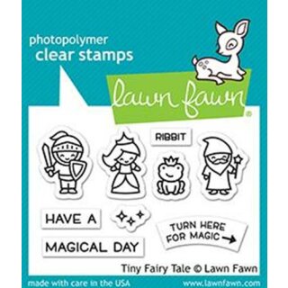 Lawn Fawn, clear stamp, tiny fairy tale