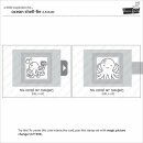 Lawn Fawn, clear stamp, ocean shell-fie
