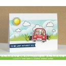 Lawn Fawn, clear stamp, all the clouds