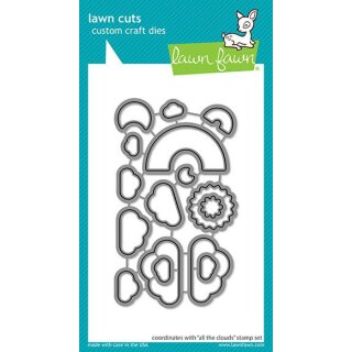 Lawn Fawn, lawn cuts/ Stanzschablone, all the clouds