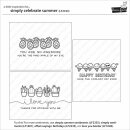 Lawn Fawn, clear stamp, simply celebrate summer