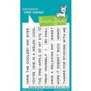 Lawn Fawn, clear stamp, simply summer sentiments