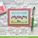 Lawn Fawn, clear stamp, simply summer sentiments