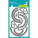 Lawn Fawn, lawn cuts/ Stanzschablone, stitched rainbow