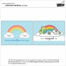 Lawn Fawn, lawn cuts/ Stanzschablone, stitched rainbow