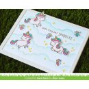 Lawn Fawn, lawn cuts/ Stanzschablone, puffy cloud backdrop: landscape
