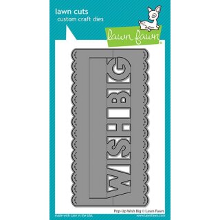 Lawn Fawn, lawn cuts/ Stanzschablone, pop-up wish big
