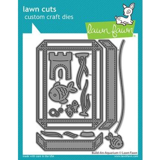 Lawn Fawn, lawn cuts/ Stanzschablone, build-an-aquarium