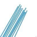 papier + ideen, Quilling Papierstreifen Azur, 3x450mm,...