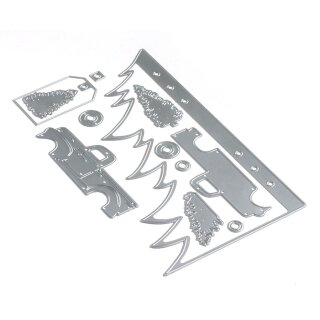 Elizabeth Craft Designs, Cutting Dies / Stanzschablonen, Planner Essentials 16, Christmas Tree Page