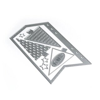 Elizabeth Craft Designs, Cutting Dies / Stanzschablonen, Planner Essentials 12, Arrow Page & Trees