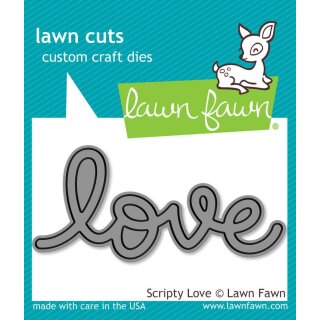 Lawn Fawn, lawn cuts/ Stanzschablone, scripty love