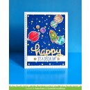 Lawn Fawn, lawn cuts/ Stanzschablone, scripty happy