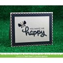 Lawn Fawn, lawn cuts/ Stanzschablone, scripty happy