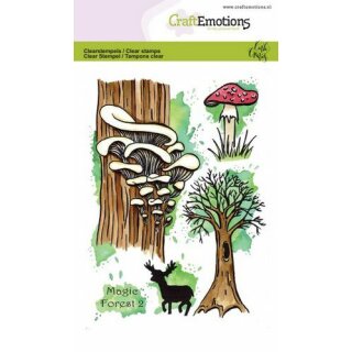 CraftEmotions Clearstamps - Magic Forest 2