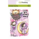 CraftEmotions Clearstamps - Angel & Bear 2
