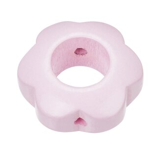Schnulli-Blumenperle 29/12 mm, rosé, Btl. à 2 St.
