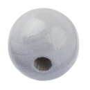Schnulli-Holzperle 12 mm, grau, 1 St.