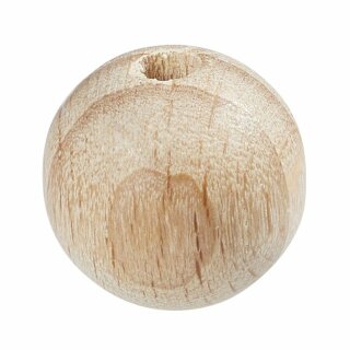 Schnulli-Holzperle 12 mm, Buche natur, 1 St.
