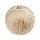 Schnulli-Holzperle 12 mm, Buche natur, 1 St.