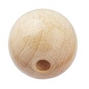 Schnulli-Holzperle 15 mm, natur-hell, 1 St.