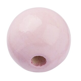 Schnulli-Holzperle 15 mm, rosé, 1 St.