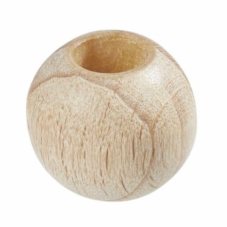 Schnulli-Sicherheits-Perle 12 mm, Buche natur, 1 St.