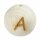 Schnulli-Buchstaben-Kugel 12 mm, "A" Buche natur, 1 St.
