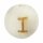 Schnulli-Buchstaben-Kugel 12 mm, "I" Buche natur, 1 St.