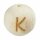 Schnulli-Buchstaben-Kugel 12 mm, "K" Buche natur, 1 St.