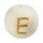 Schnulli-Buchstaben-Kugel 15 mm, "E" Buche natur, 1 St.