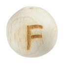 Schnulli-Buchstaben-Kugel 15 mm, "F" Buche...