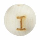 Schnulli-Buchstaben-Kugel 15 mm, "I" Buche...