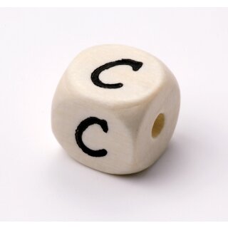 Schnulli-Buchstaben-Würfel 10 mm, "C",...