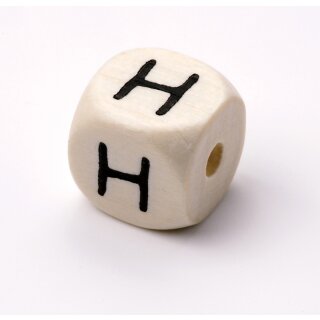 Schnulli-Buchstaben-Würfel 10 mm, "H",...