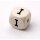Schnulli-Buchstaben-Würfel 10 mm, "I", Ahorn natur hell, 1 St.