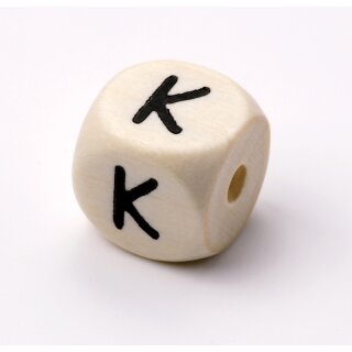 Schnulli-Buchstaben-Würfel 10 mm, "K",...
