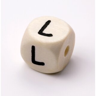 Schnulli-Buchstaben-Würfel 10 mm, "L",...