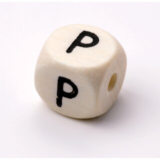 Schnulli-Buchstaben-Würfel 10 mm, "P",...