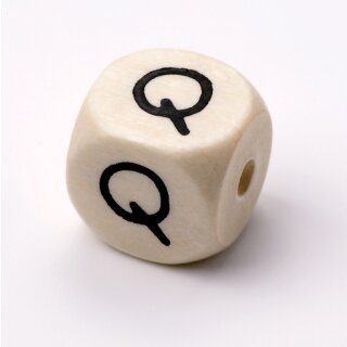 Schnulli-Buchstaben-Würfel 10 mm, "Q",...