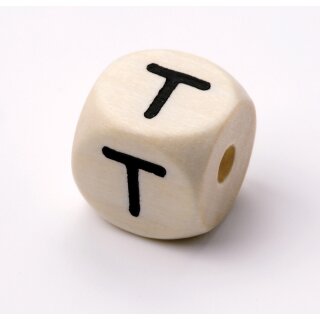 Schnulli-Buchstaben-Würfel 10 mm, "T",...