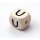 Schnulli-Buchstaben-Würfel 10 mm, "U", Ahorn natur hell, 1 St.