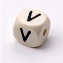 Schnulli-Buchstaben-Würfel 10 mm, "V",...