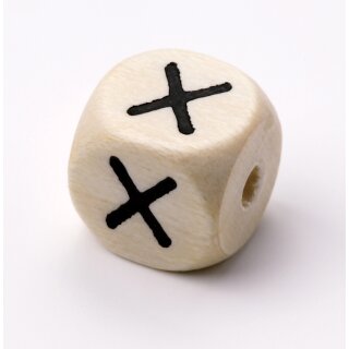 Schnulli-Buchstaben-Würfel 10 mm, "X",...