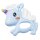 Schnulli-Silikon Einhorn 9 cm, hellblau