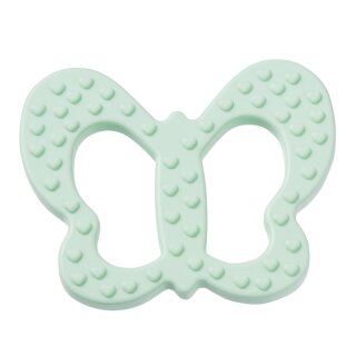 Schnulli-Silikon Schmetterling 8 cm, mint
