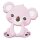 Schnulli-Silikon Koala 90 mm, rosé